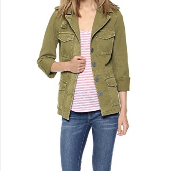 Madewell Outbound Army Utility Jacket in Olive XS - Picture 3 of 7
